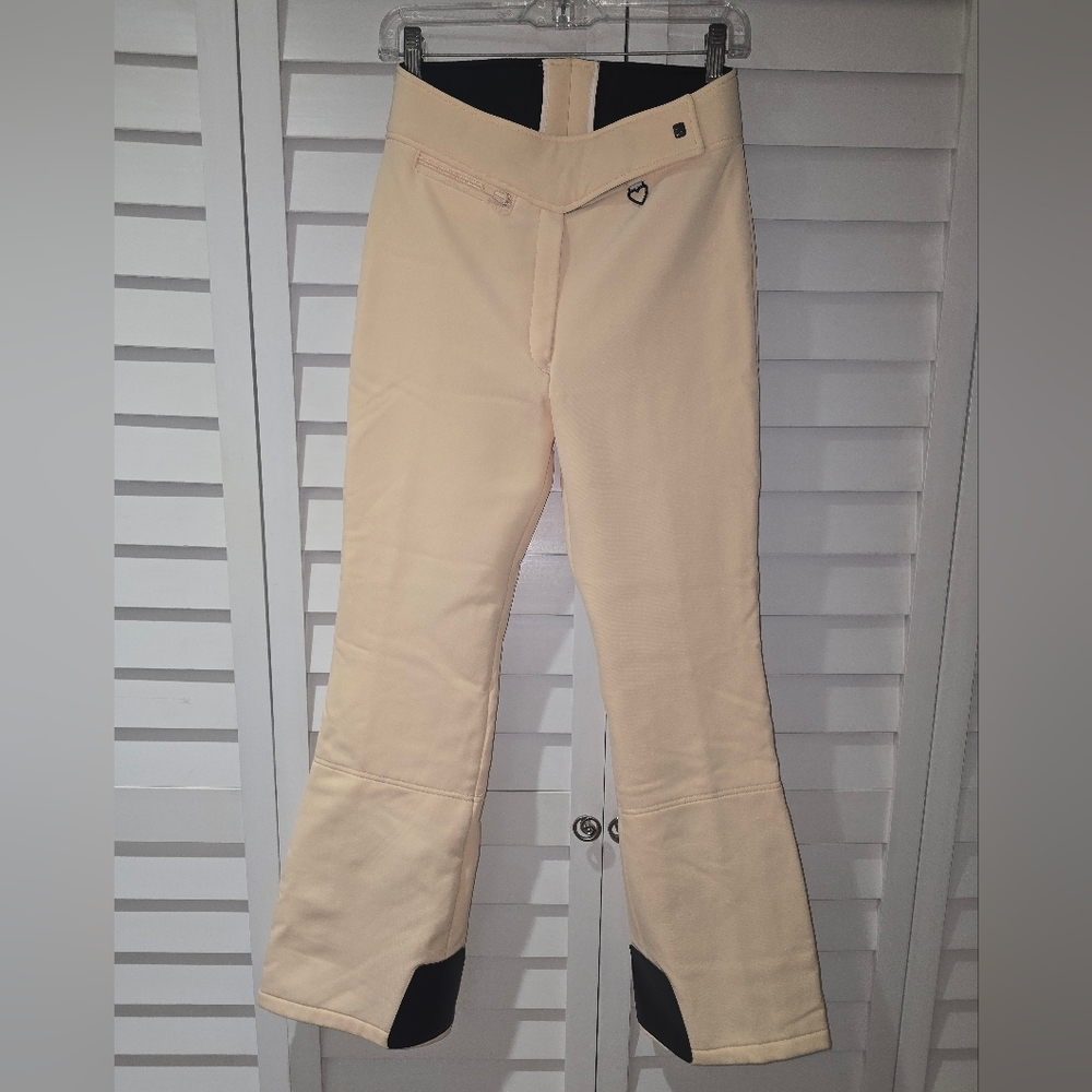 Obermeyer Women’s Champagne Ski Pants Size 8 NWT Stretch Fleece-Lined